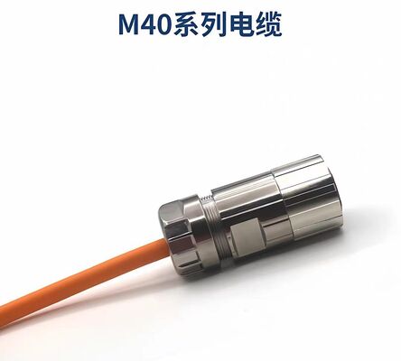 6-core Power Supply Cable Connector for S120 Servo Motor with 1000V Rating and Panel/Cable Mount Options