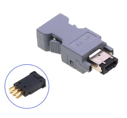 Moog ITT Servo Motor Connector with 1000V Voltage Rating Silver and Gold Plated Contacts for Panel or Cable Mount