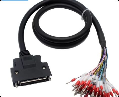 Mitsubishi MR-J4JEJ3 Servo Motor Connector with SCSI 50-pin MR-J3CN1 Plug Featuring Silver Pin Golded Pin and Panel Mount/Cable Mount Options for 1000V Applications