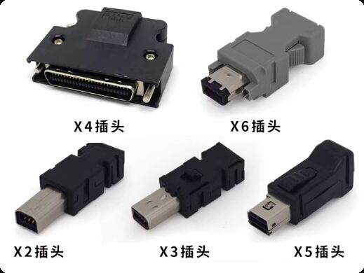 Moog ITT Servo Motor Connector with 1000V Voltage Rating and 10PIN Insulation Resistance for Industrial Automation
