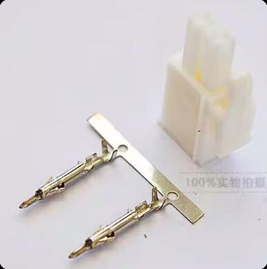 Moog ITT Servo Motor Connector 1000V Voltage Rating 2-Pin Brake Connector Metal/Plastic Construction for Panasonic Servo Plug