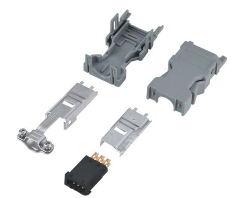 1000V Voltage Rating Moog ITT Servo Motor Connector with Silver Pin Golded Pin for Industrial Automation