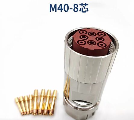 6-core Power Supply Cable Connector for S120 Servo Motor with 1000V Rating and Panel/Cable Mount Options
