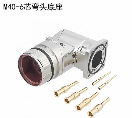 6-core Power Supply Cable Connector for S120 Servo Motor with 1000V Rating and Panel/Cable Mount Options