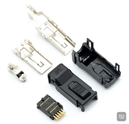 X5 Plug Servo Motor Connector with Silver or Gold Plated Pins in 4PIN to 17PIN Configurations and 1000V Voltage Rating