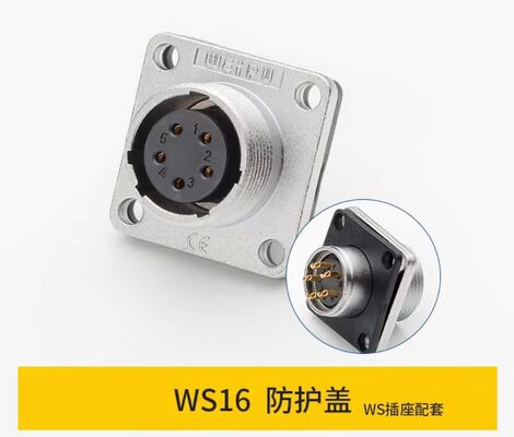 6FX2003 Gold Plated Servo Motor Connector with 1000V Rating and Panel Mount