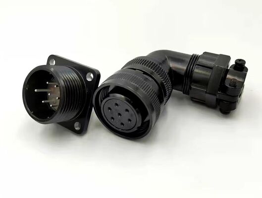 Servo motor plug aviation socket YD28 - 4 pin, 7 pin, 15 pin waterproof encoder connector