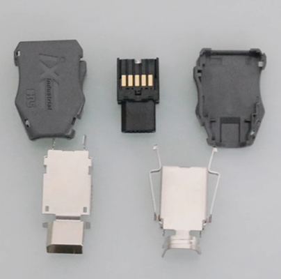 Collegamento del cavo Ethernet industriale Ix Collegatore HRS Hirose industriale IX40G-B-10S-CV-7.0